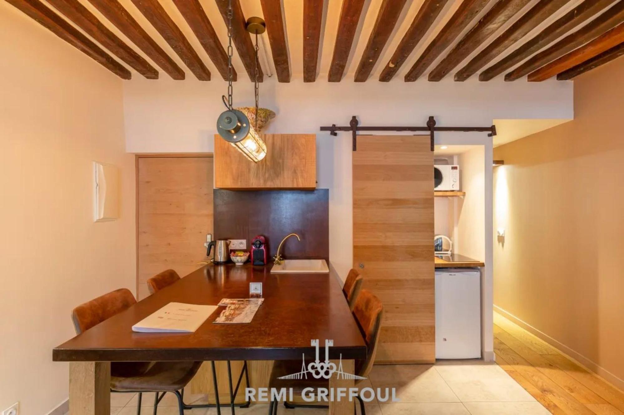 Apartment La Cachette De Lucie Heart Of Honfleur 100M From The Port 2 Guests *