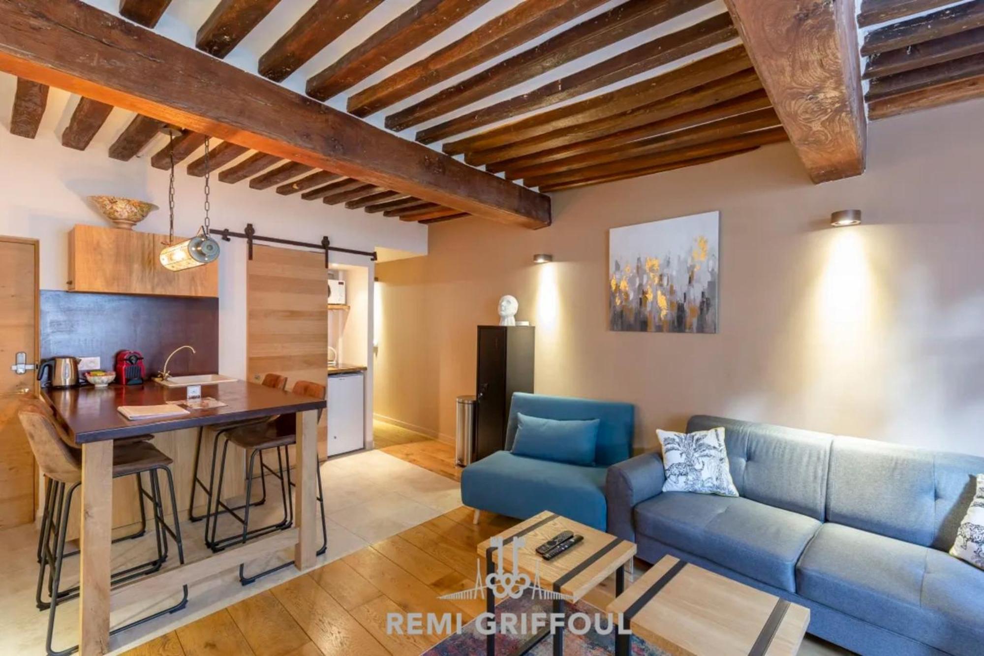 Apartment La Cachette De Lucie Heart Of Honfleur 100M From The Port 2 Guests