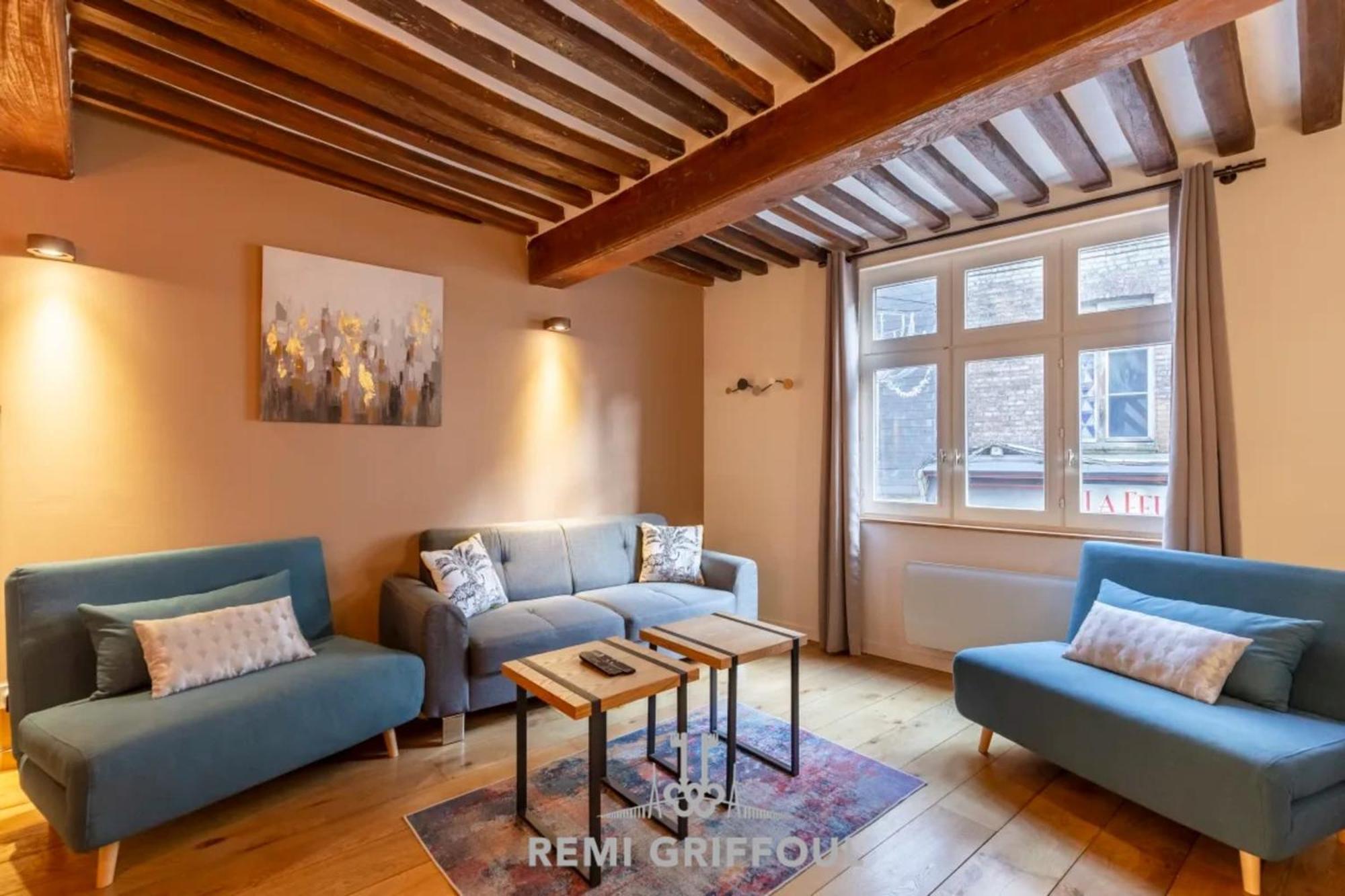 Apartment La Cachette De Lucie Heart Of Honfleur 100M From The Port 2 Guests *